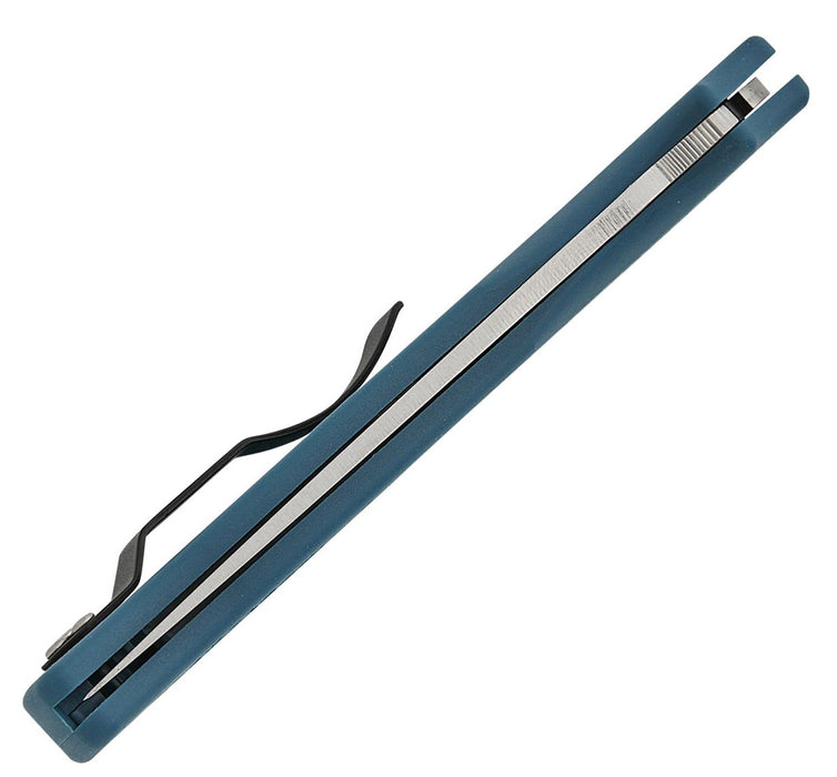 Spyderco Stretch 2 XL Lightweight (K390, Clip Point, Satin, FRN, Blue) Pocket Knife C258FPK390