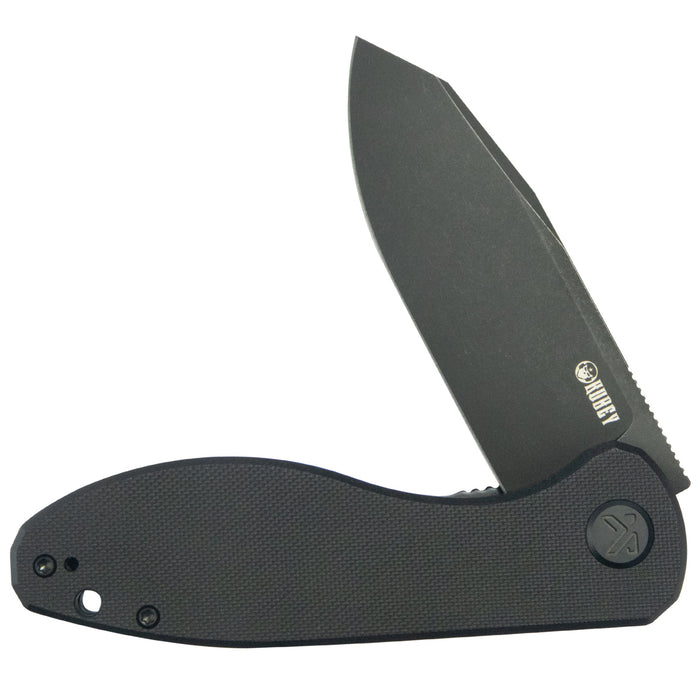 Kubey KU358N Master Chief (14C28N, Reverse Tanto, Blackwash, Beadblast, Blackout G10, Liner Lock) Folding Pocket Knife