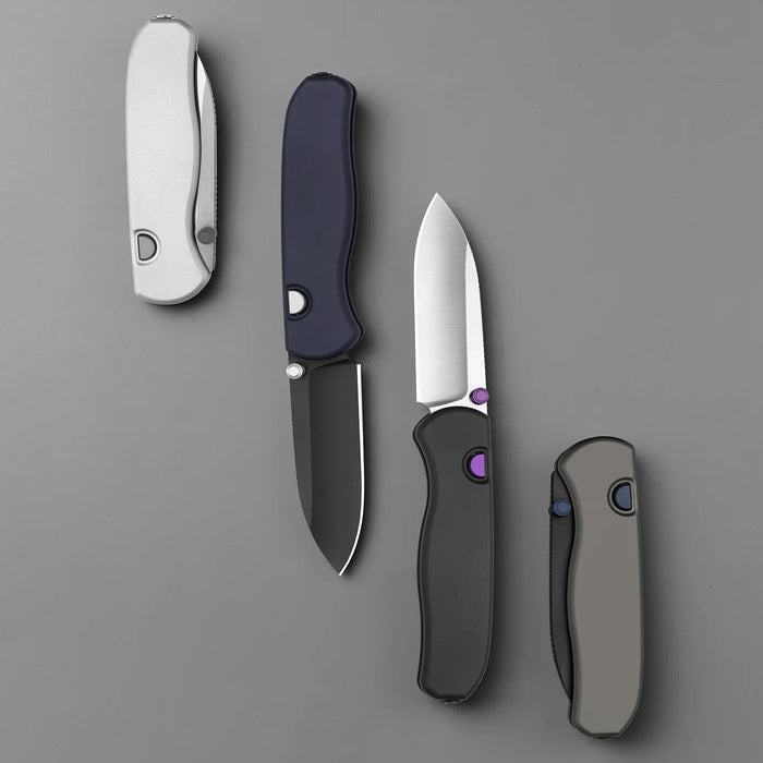 Kizer Ki3619BDA4 Drop Bear Zero (M390, Satin, Drop Point, Aluminum) Pocket Knife