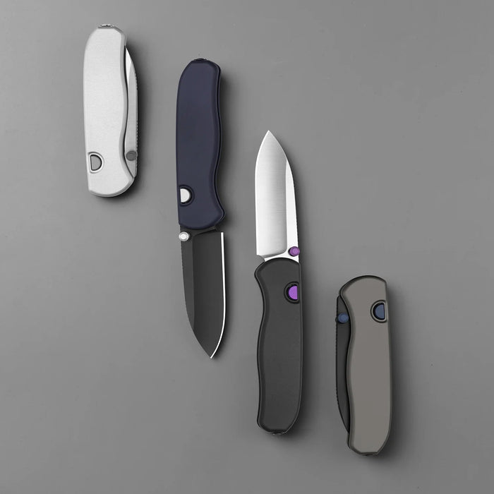 Kizer Ki3619BDA1 Drop Bear Zero (Elmax, DLC Ultra, Drop Point, Aluminum) Pocket Knife