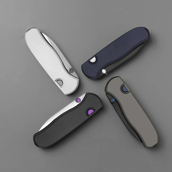 Kizer Ki3619BDA1 Drop Bear Zero (Elmax, DLC Ultra, Drop Point, Aluminum) Pocket Knife