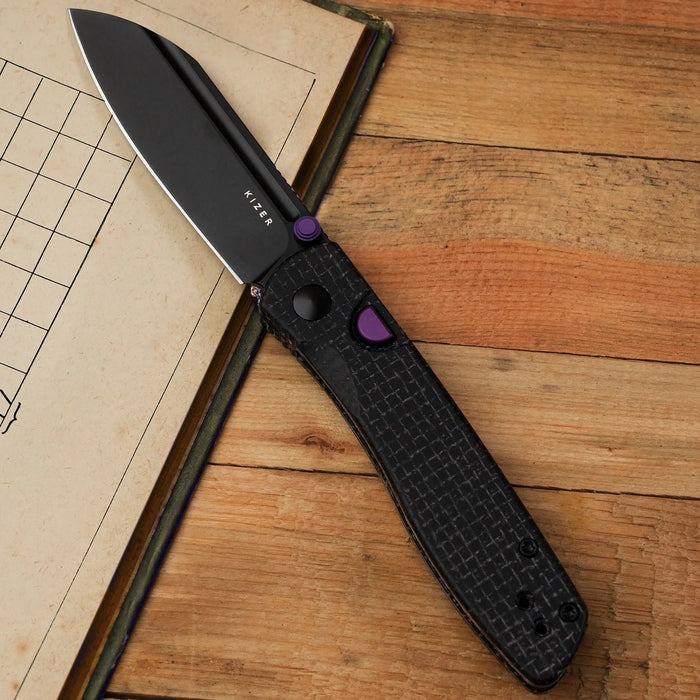 Kizer V3698A3 Renissance (N690, Satin, Sheepsfoot, Richlite) Pocket Knife