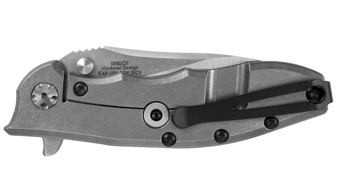 Zero Tolerance 0562CF (MagnaCut, Drop Point, Stonewashed, Carbon Fiber/Titanium) Pocket Knife