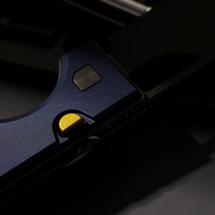 Kizer V3708A2 Little Ringbo (AEB-L, Drop Point, PVD Coating & Stonewashed, Aluminum) Pocket Knife