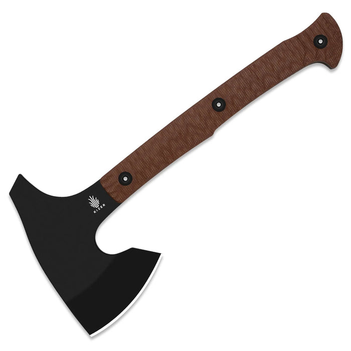 Kizer 1073A1 Urus (1095, Black Coating, Micarta) Hatchet