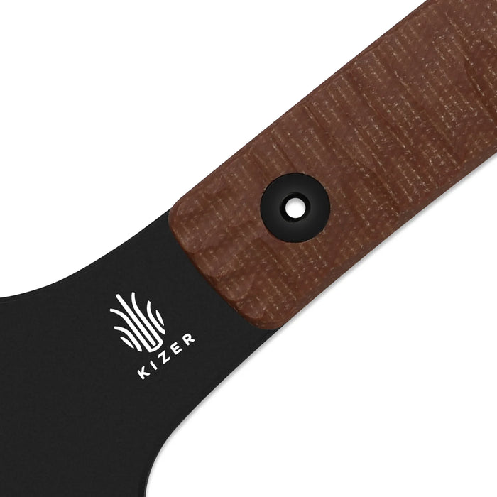 Kizer 1073A1 Urus (1095, Black Coating, Micarta) Hatchet