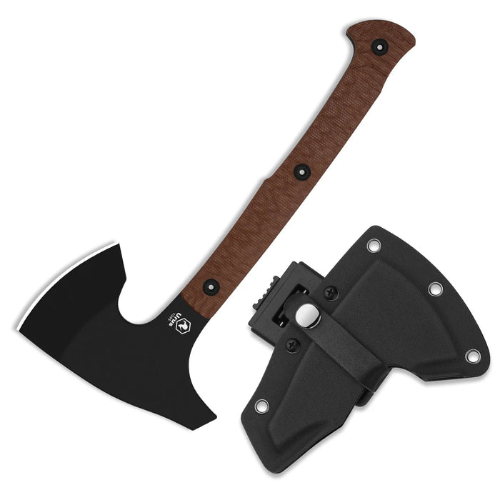 Kizer 1073A1 Urus (1095, Black Coating, Micarta) Hatchet