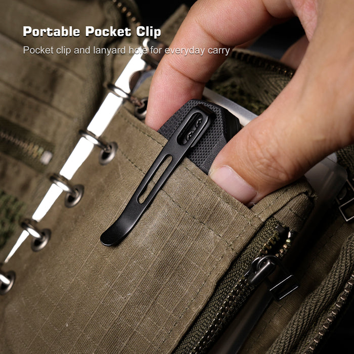 Remette RTCMLA RT-Camel (14C28N, Sheepsfoot, Titanium Plated, G10, Button Liner Lock) Folding Pocket Knife