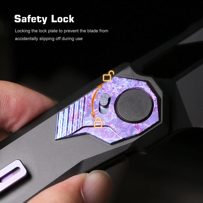 REMETTE RTT1-VNB RT-Peregrine Falcon (Vanax Steel, Reverse Tanto, Hand Grinding Pearlescent Finish Effect+DLC Surface Treatment, Titanium+Crystallized Titanium) Folding Knife