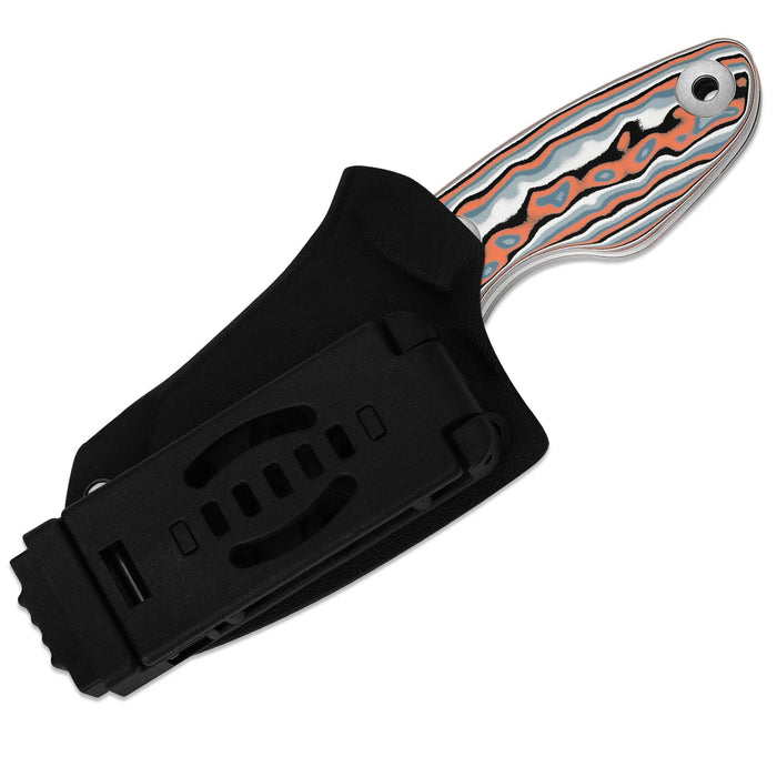 Kizer 1114A3 Nightjar (AUS-10, Sheepsfoot, Satin, Micarta) Fixed Blade Knife