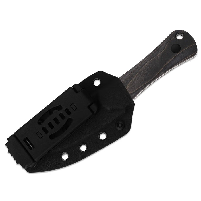 Kizer 1122A4 Bone (AEB-L, Drop Point, Stonewashed, Stabilized Wood) Fixed Blade Knife