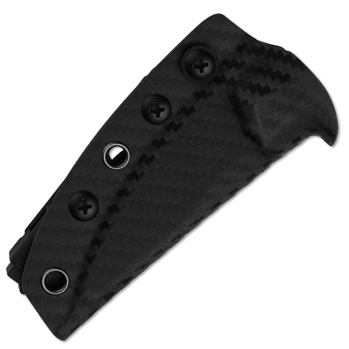 Kizer 1124A2 Momo Fix 3 (S35VN, Drop Point, Satin, Micarta/Carbon Fiber) Fixed Blade Knife
