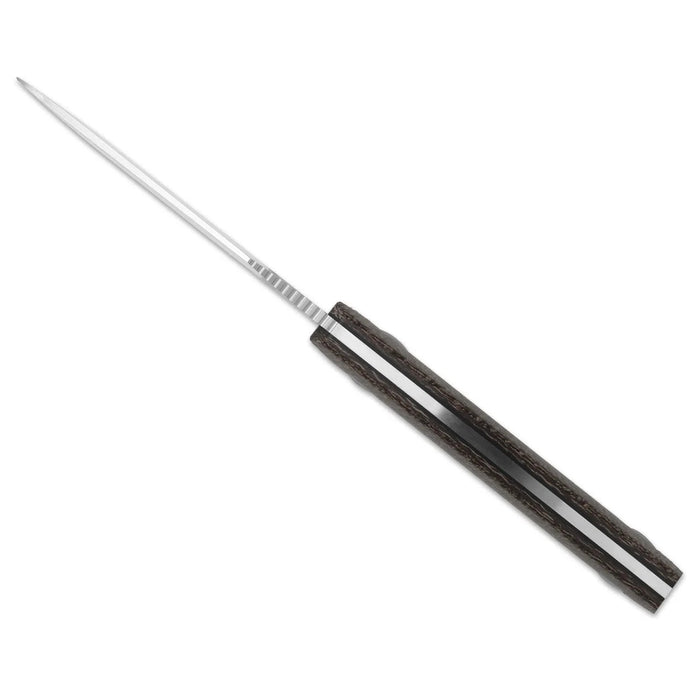 Kizer 1128A2 Cabox II (AEB-L, Drop Point, Satin, Micarta) Fixed Blade Knife