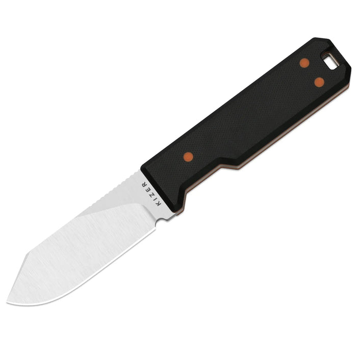 Kizer 1133A3 Abrams (14C28N, Spey Point, Satin, G10) Fixed Blade Knife