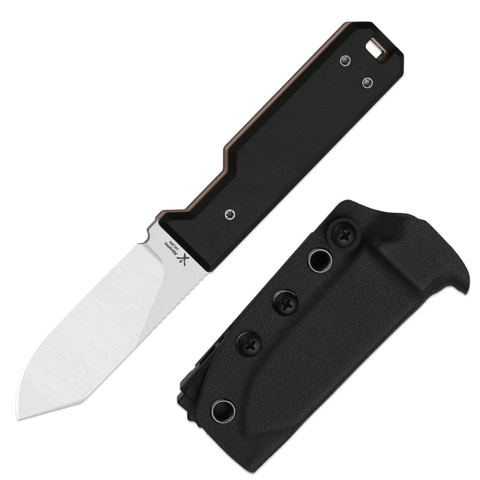 Kizer 1133A3 Abrams (14C28N, Spey Point, Satin, G10) Fixed Blade Knife