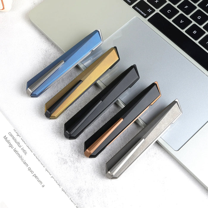 Remette EGA2 RT-ELIGO (M390, Tanto, Pearlescent, Titanium, Liner Lock) Pocket Knife