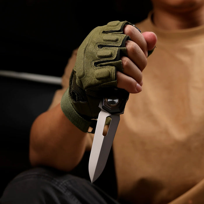 Remette RTIP-G RT-Infinite Power (M390, Bead Blasted, Dagger, Titanium) Pocket Knife