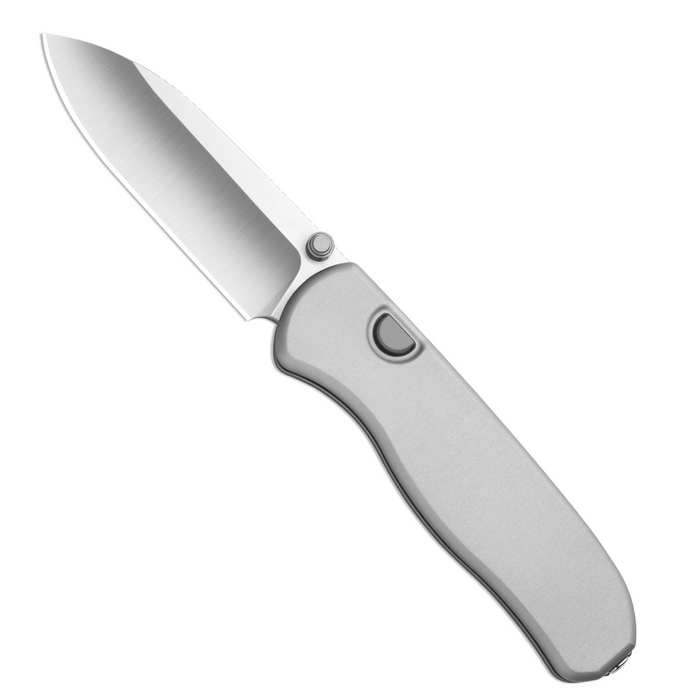 Kizer Ki3619BDA4 Drop Bear Zero (M390, Satin, Drop Point, Aluminum) Pocket Knife