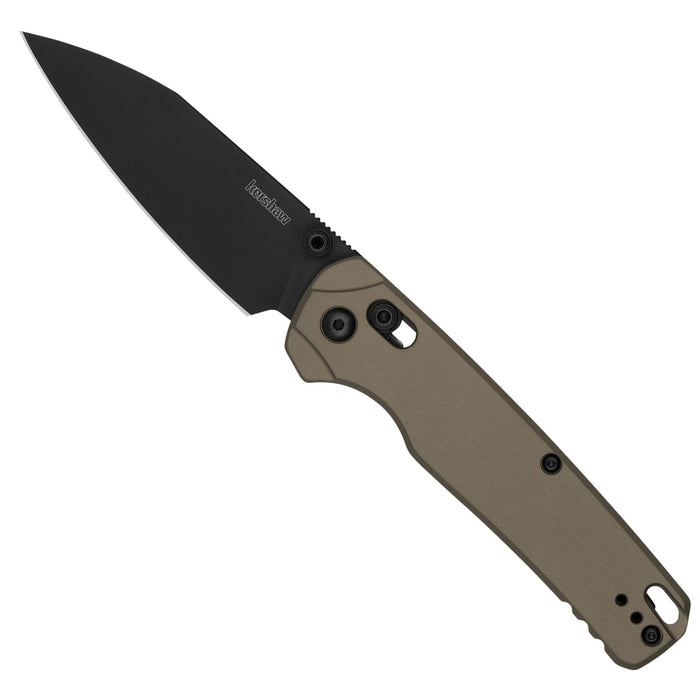 Kershaw 6110FDE Bel Air XL (CPM M4, Reverse Tanto, Black PVD, FDE Aluminum, DuraLock) Pocket Knife