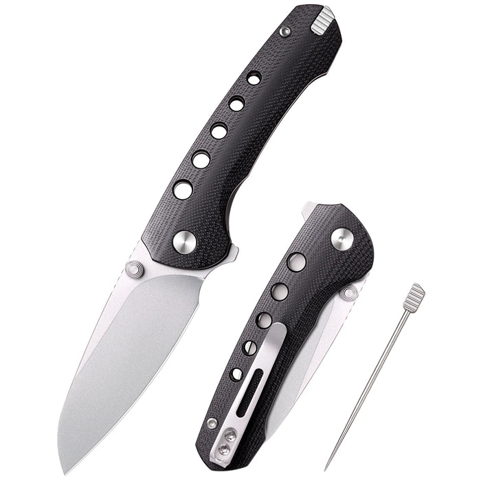 REMETTE RT-BEE-G (14C28N, Sheepsfoot, Ceramic Finish, G10, Black) Pocket Knife