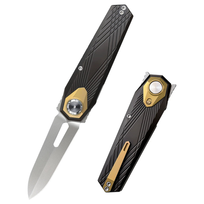 Remette RTIP-A RT-Infinite Power (M390, Dagger, Satin, Titanium) Pocket Knife