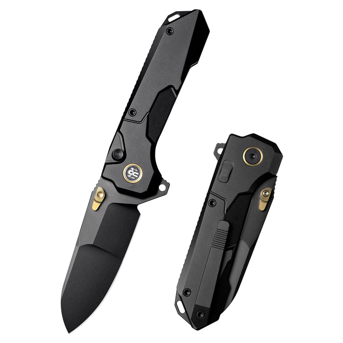 Remette RTCO-TH Cosmic (M390, Drop Point, DLC, Titanium, Button Liner Lock) Pocket Knife