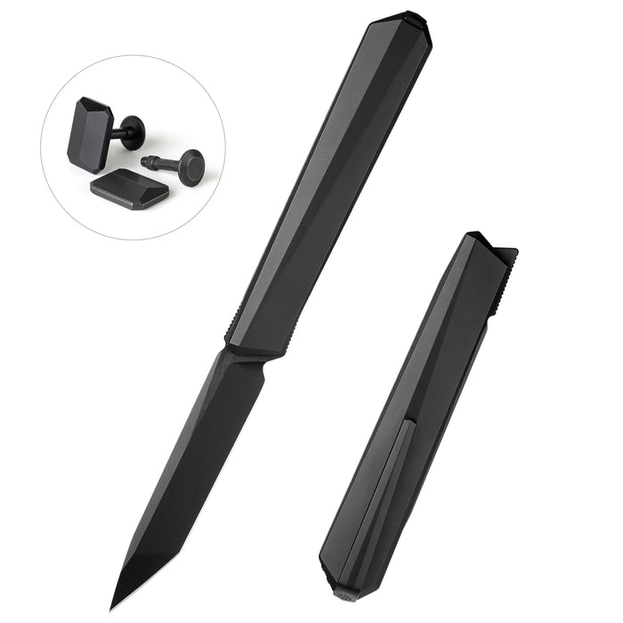 Remette EGA1 RT-ELIGO (M390, Tanto, Pearlescent, Titanium, Liner Lock) Pocket Knife
