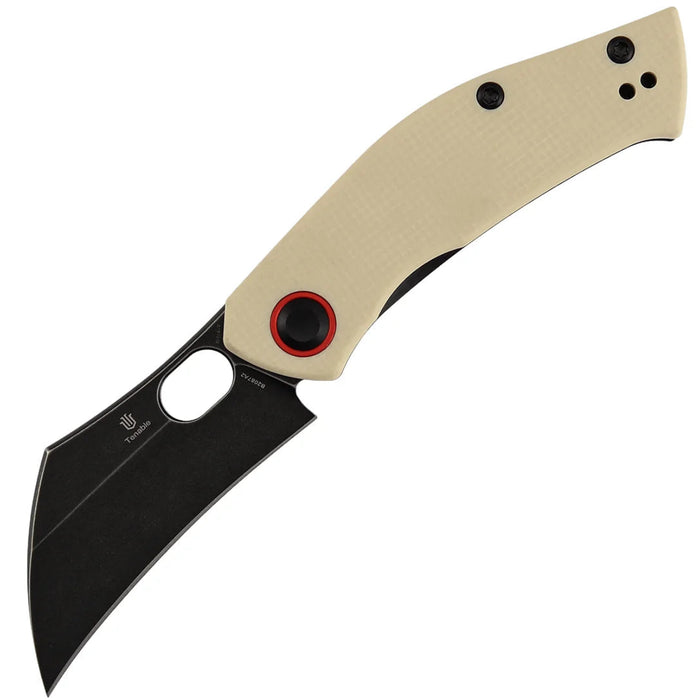 Tenable B2087A2 Osprey (Nitro-V, Recurved Hawkbill, Blackwash, Ivory White G10) Pocket Knife