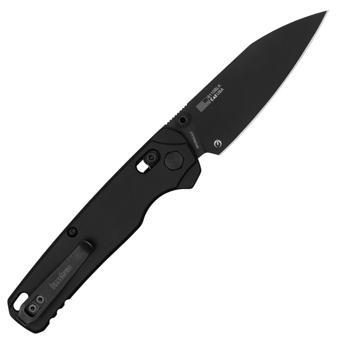 Kershaw 6110BLK Bel Air XL (CPM MagnaCut, Reverse Tanto, Black PVD, Black Aluminum, DuraLock) Pocket Knife