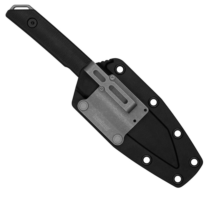 Kershaw 1051 Mini Iridium (D2, Reverse Tanto, Working Finish, Micarta) Fixed Blade Knife
