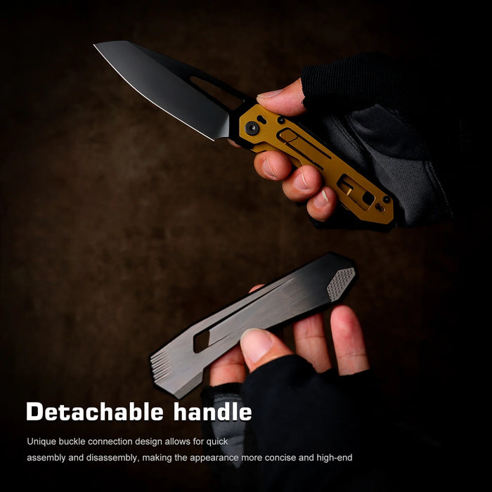 Remette RTCZ-B Agile Peregrine Falcon (M390, Reverse Tanto, DLC, Titanium) Pocket Knife