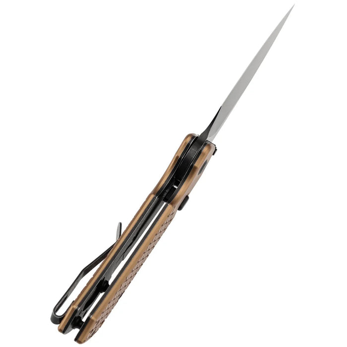 Tenable B1034H11 Fenrir (Nitro-V, Harpoon, Blackwashed, Bronze Aluminum with Fishscale Texture) Pokect Knife