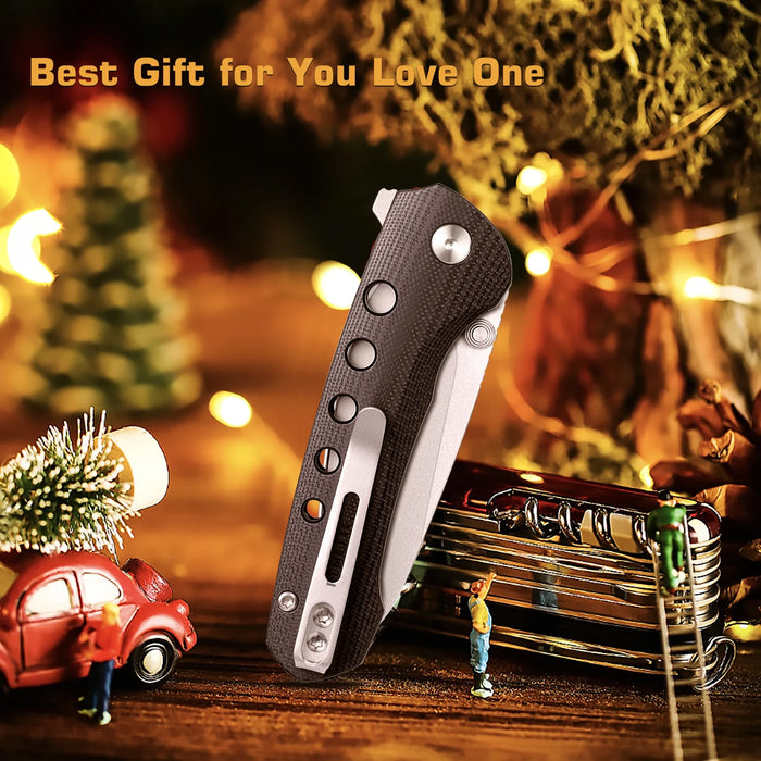 REMETTE RT-BEE-G (14C28N, Sheepsfoot, Ceramic Finish, G10, Black) Pocket Knife