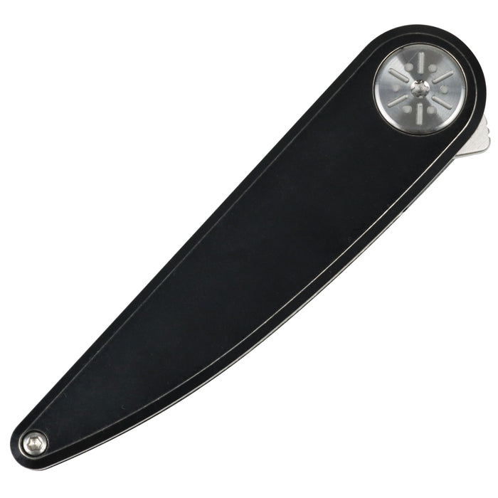 Kansept K2141A1 Symétrix (CPM S35VN, Clip Point, Stonewashed/Satin, Blackwash Titanium) Pocket Knife