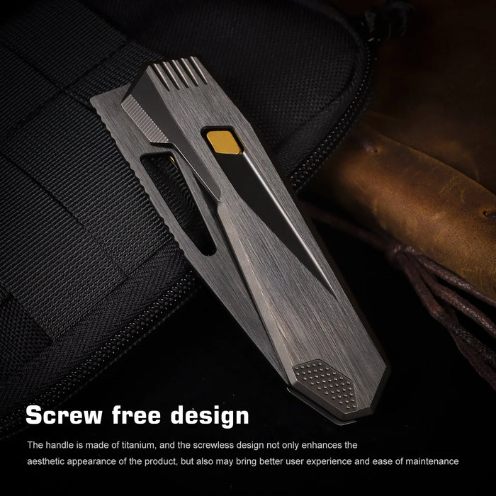 Remette RTCZ-B Agile Peregrine Falcon (M390, Reverse Tanto, DLC, Titanium) Pocket Knife