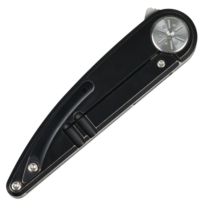 Kansept K2141A1 Symétrix (CPM S35VN, Clip Point, Stonewashed/Satin, Blackwash Titanium) Pocket Knife