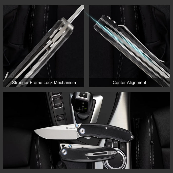 REMETTE GC103 Wild Species (14C28N, Drop Point, G10, Green) Pocket Knife