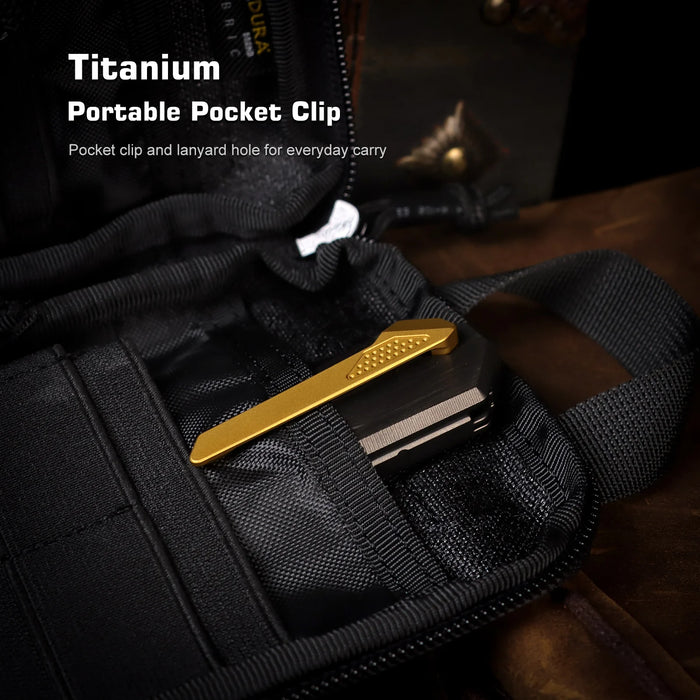 Remette RTCZ-B Agile Peregrine Falcon (M390, Reverse Tanto, DLC, Titanium) Pocket Knife