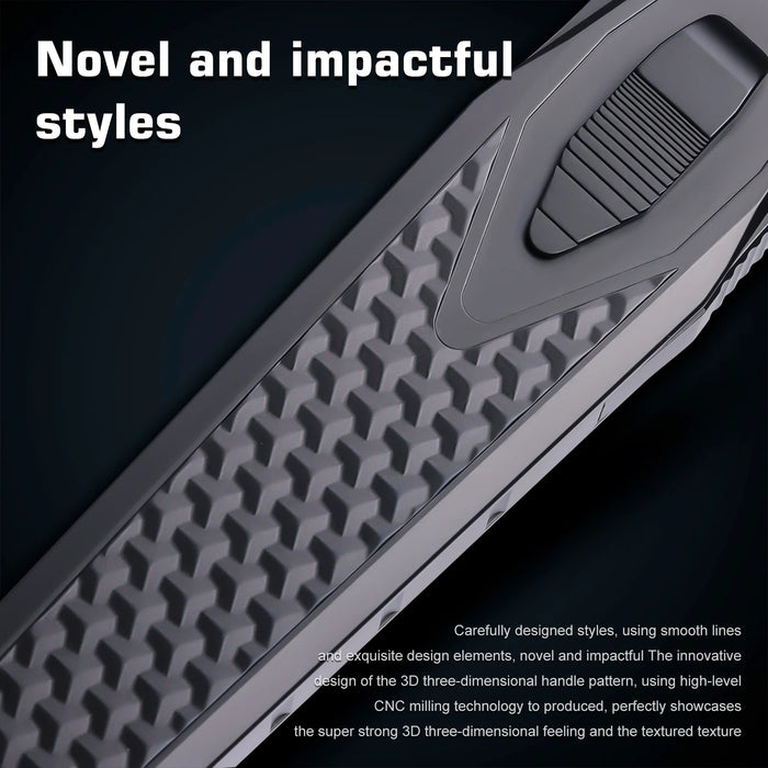 Remette ZL101B5 RT-Swordfish (M390, Clip Point, DLC, Titanium/Carbon Fiber) Gravity Knife