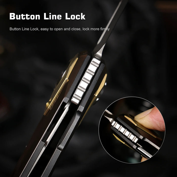 Remette RTIP-A RT-Infinite Power (M390, Dagger, Satin, Titanium) Pocket Knife