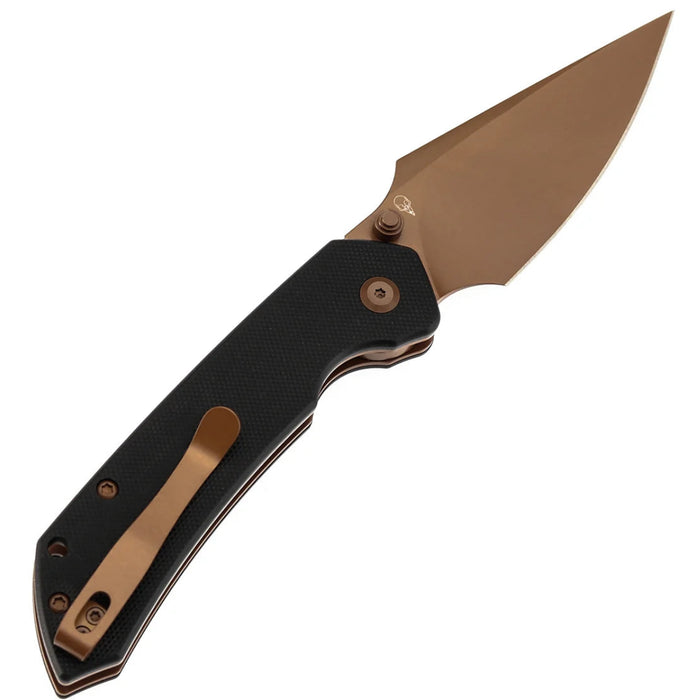 Tenable B1034H3 Fenrir (Nitro-V, Harpoon, Blackwash, Rose Gold Coated, Black G10) Folding Knife