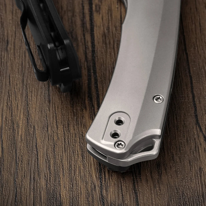 Kizer Ki3490.2CDA2 T1 CD (M390, Drop Point, Black Matte DLC Ultra, Aluminum) Pocket Knife