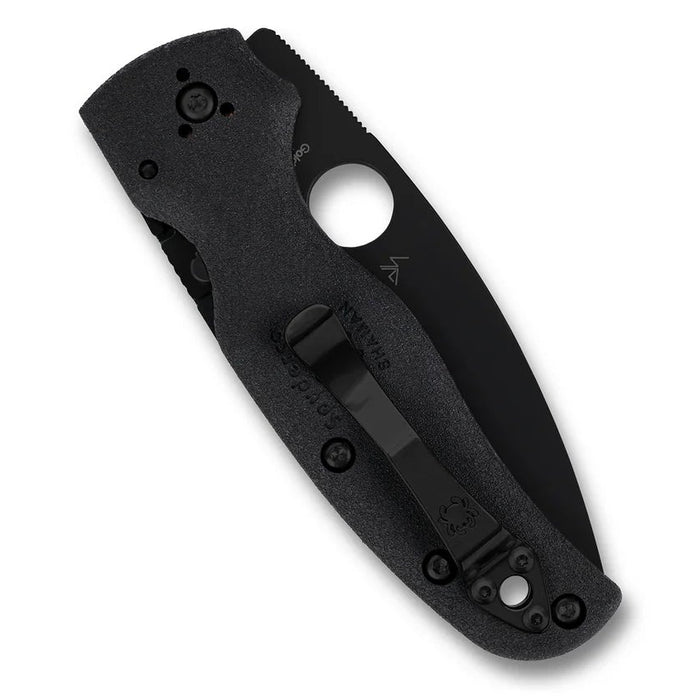 Spyderco C229SBBK Shaman Lightweight (CTS BD1N, Drop Point, Black FRN, Compression Lock) Pocket Knife