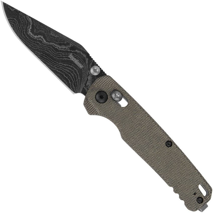 Kershaw 6106DAM Bel Air (Damascus, Clip Point, Micarta, DuraLock) Pocket Knife