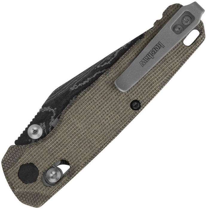 Kershaw 6106DAM Bel Air (Damascus, Clip Point, Micarta, DuraLock) Pocket Knife