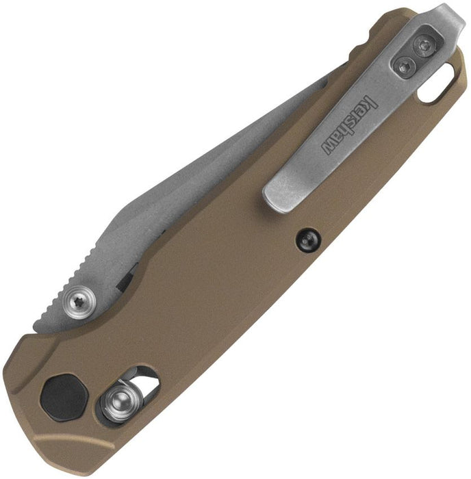 Kershaw 6106FDE Bel Air (MagnaCut, Clip Point, Stonewashed, Aluminum) Pocket Knife