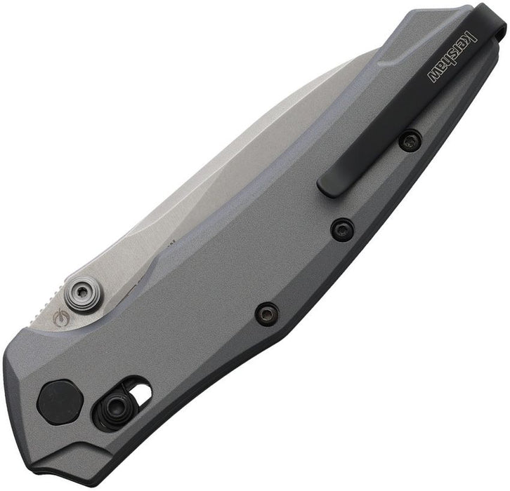Kershaw 6777GRYSW Bareknuckle (MagnaCut, Drop Point, Stonewashed, Aluminum, Gray) Pocket Knife