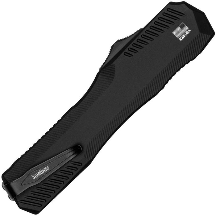 Kershaw 9000DECF Livewire (MagnaCut, Dagger, Black PVD, Carbon Fiber) Automatic Pocket Knife