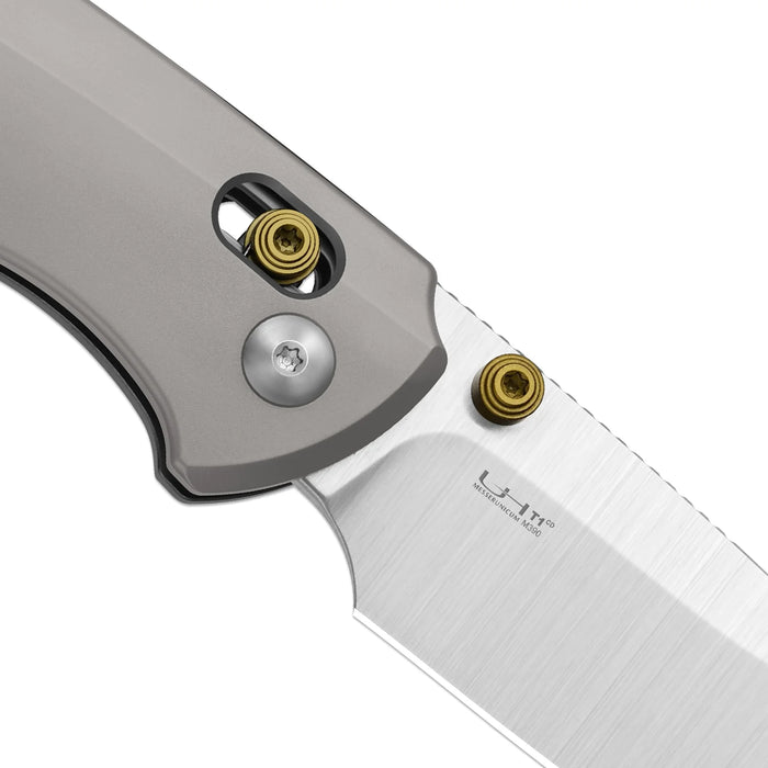 Kizer Ki3490.2CDA1 T1 CD (M390, Drop Point, Satin, Titanium) Pocket Knife