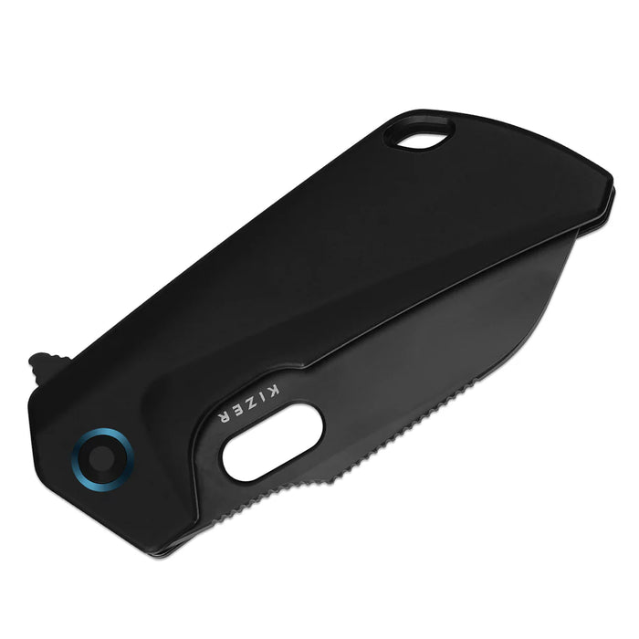 Kizer Ki3701A2 Takahe (S35VN, Sheepsfoot, Matte DLC Ultra, Titanium, Frame Lock) Pocket Knife